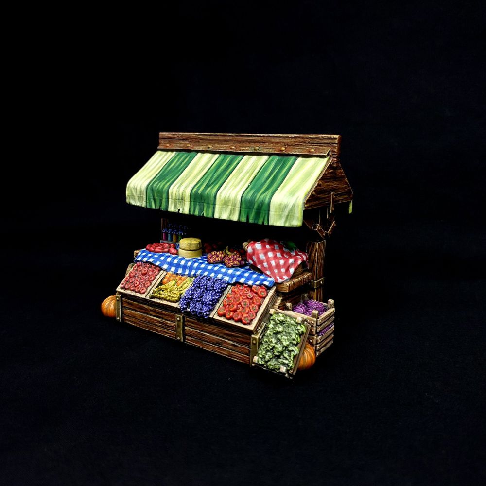 Cenários - Barraca de feira