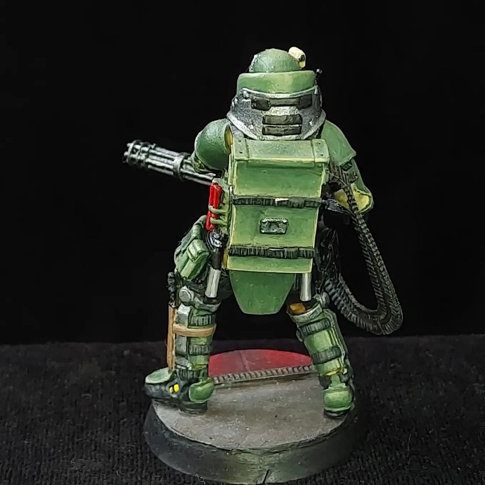 Advance Guard Heavy Gunner - 1/35 (55mm)