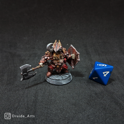 Anão Guerreiro + Diorama