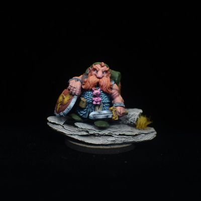 Dwarf Warrior from Durgin Paint Forge Studio
