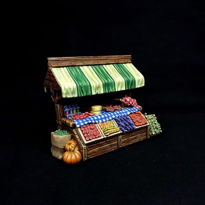 Cenários - Barraca de feira