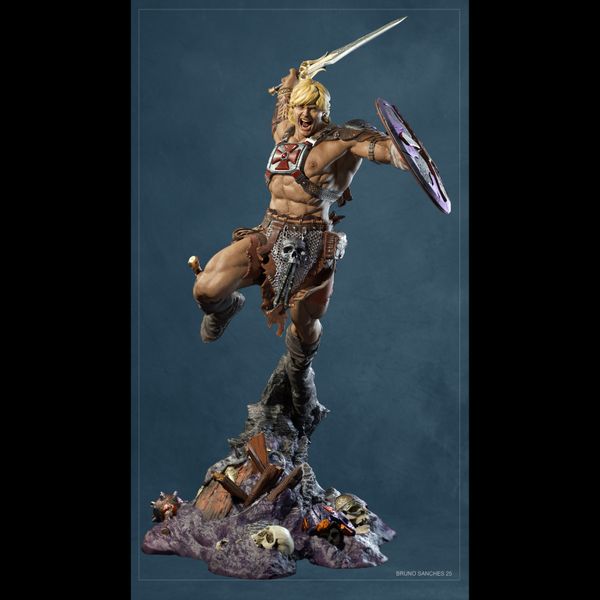 He Man modelagem 3D