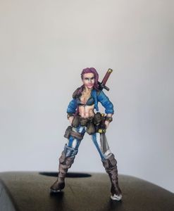 Moça guerreira