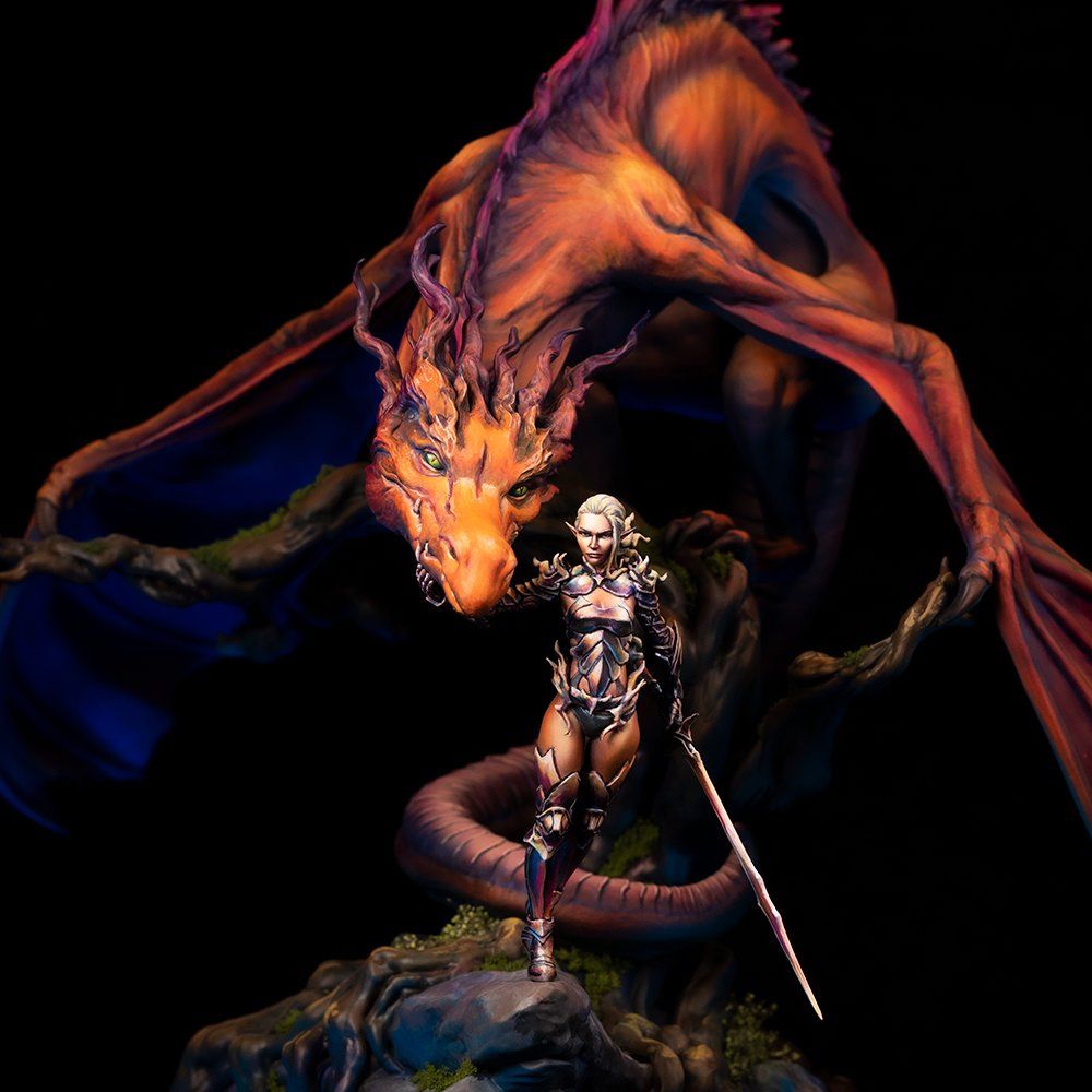Elf and the Dragon
