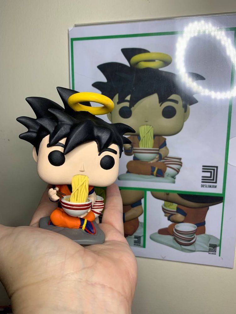 Goku Eating Noodles Funko