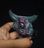 Busto do yorick pintado
