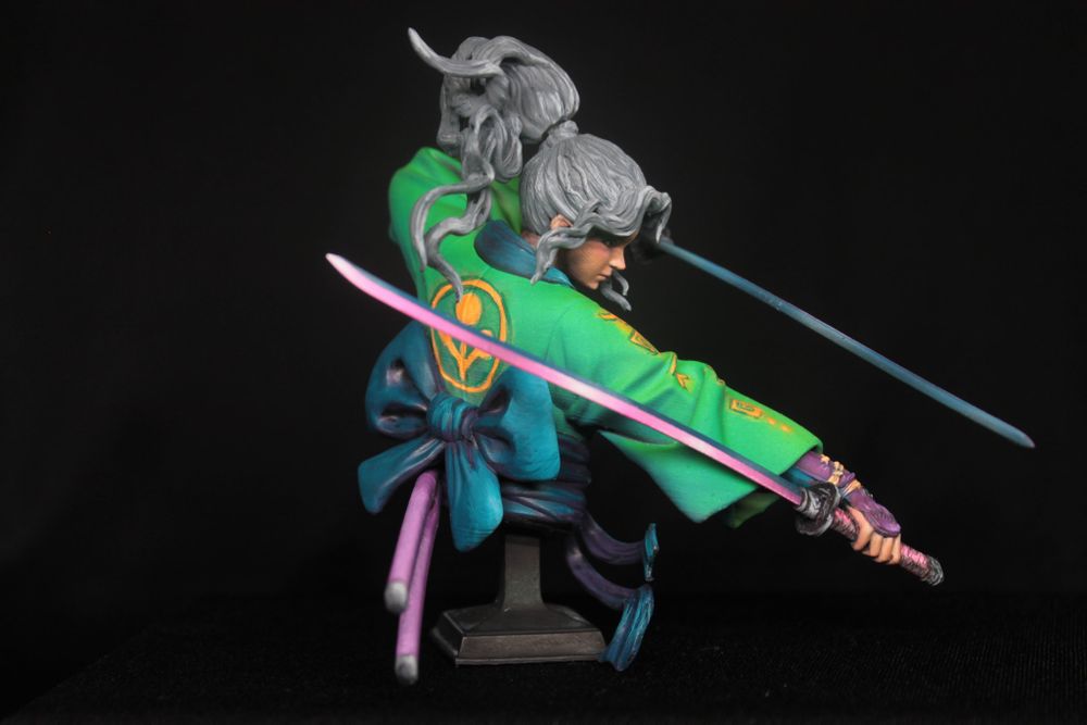 Busto Neko Warrior