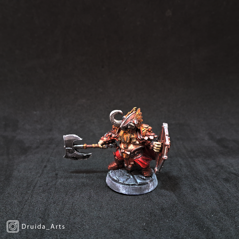 Anão Guerreiro + Diorama