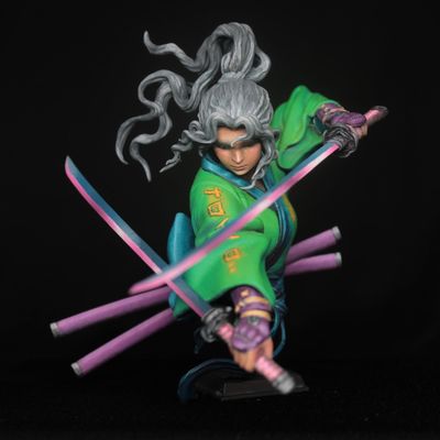 Busto Neko Warrior