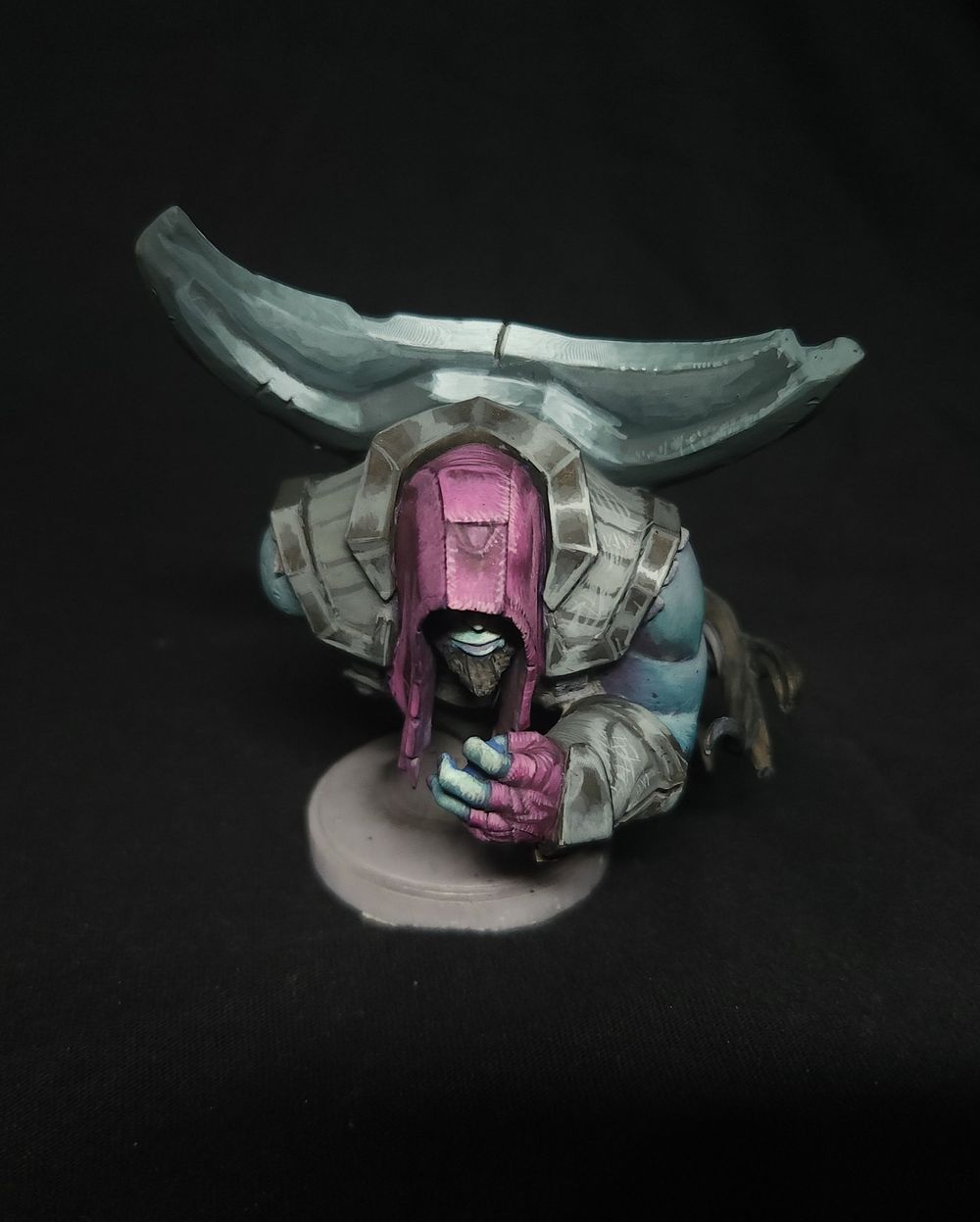 Busto do yorick pintado