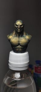 Golden bust
