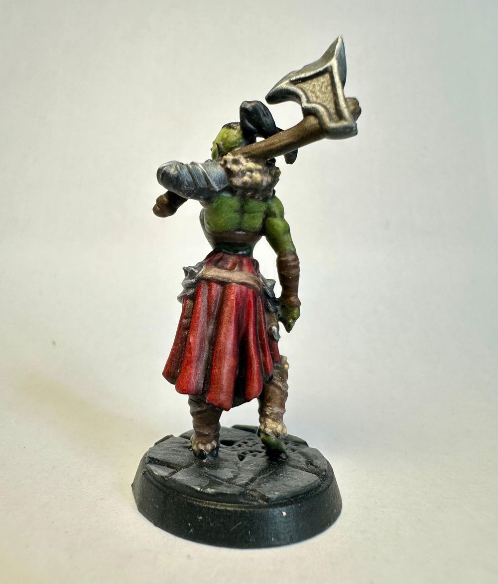 Grasha Ironfang - Orc Barbarian