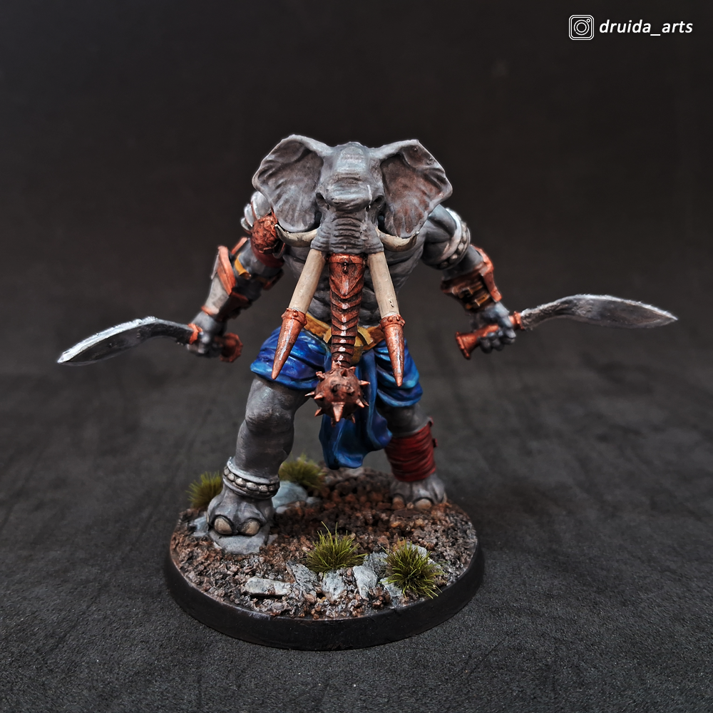 Homem Elefante + Diorama Quadro