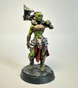 Grasha Ironfang - Orc Barbarian