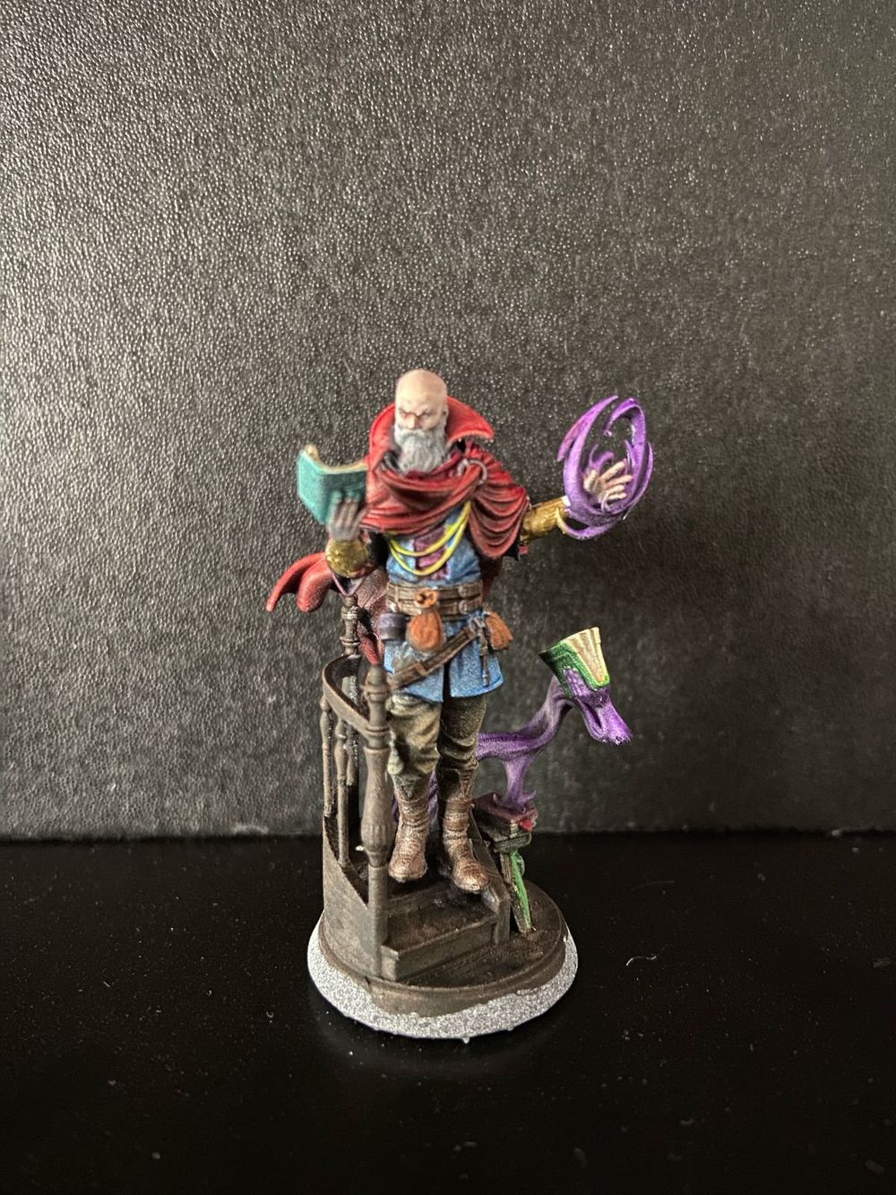 Samurai fantasy minis, and a mage