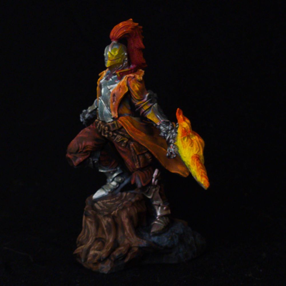 Guerreiro da espada de fogo