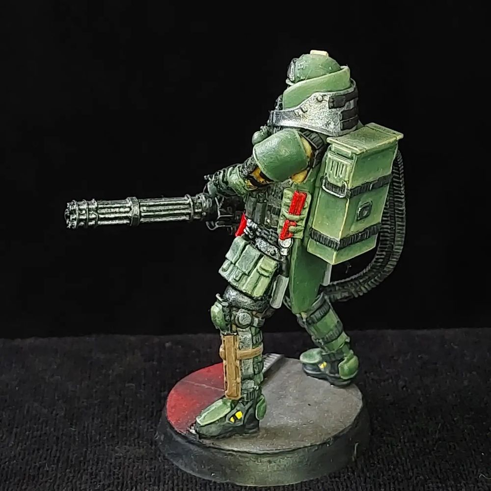 Advance Guard Heavy Gunner - 1/35 (55mm)