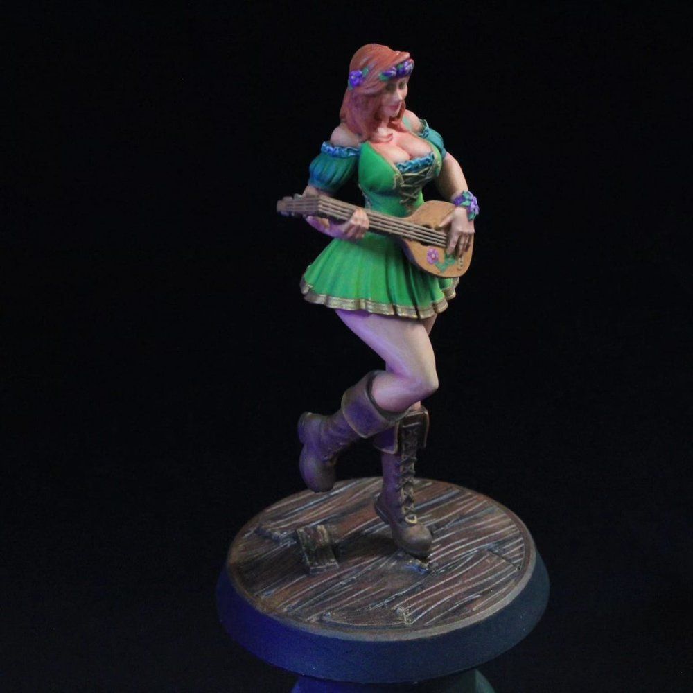 Deirdre The Bard - Dungeon Pinups