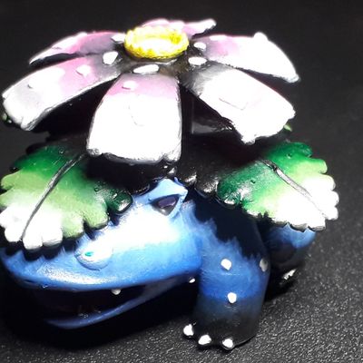 Venusauro Pokémon com tinta óleo