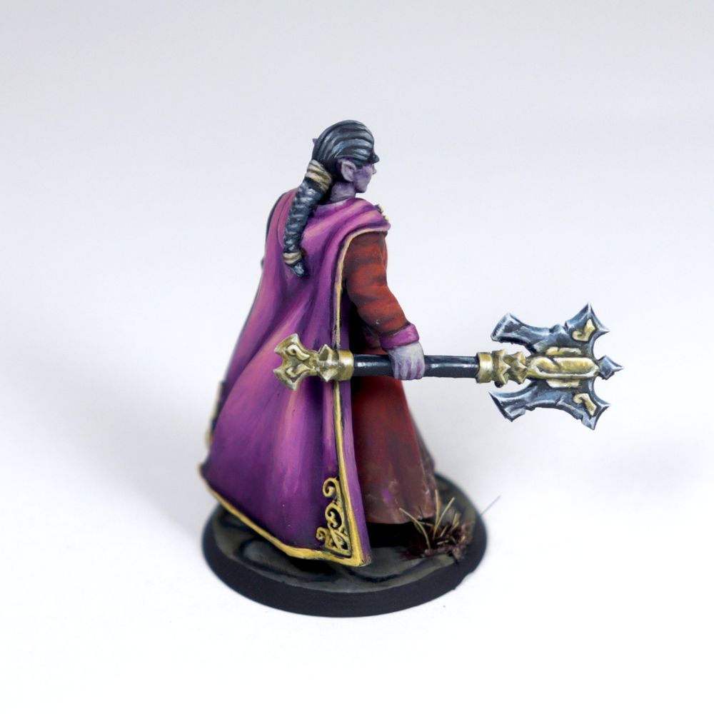 Bruxo Elfo - Miniatura para RPG