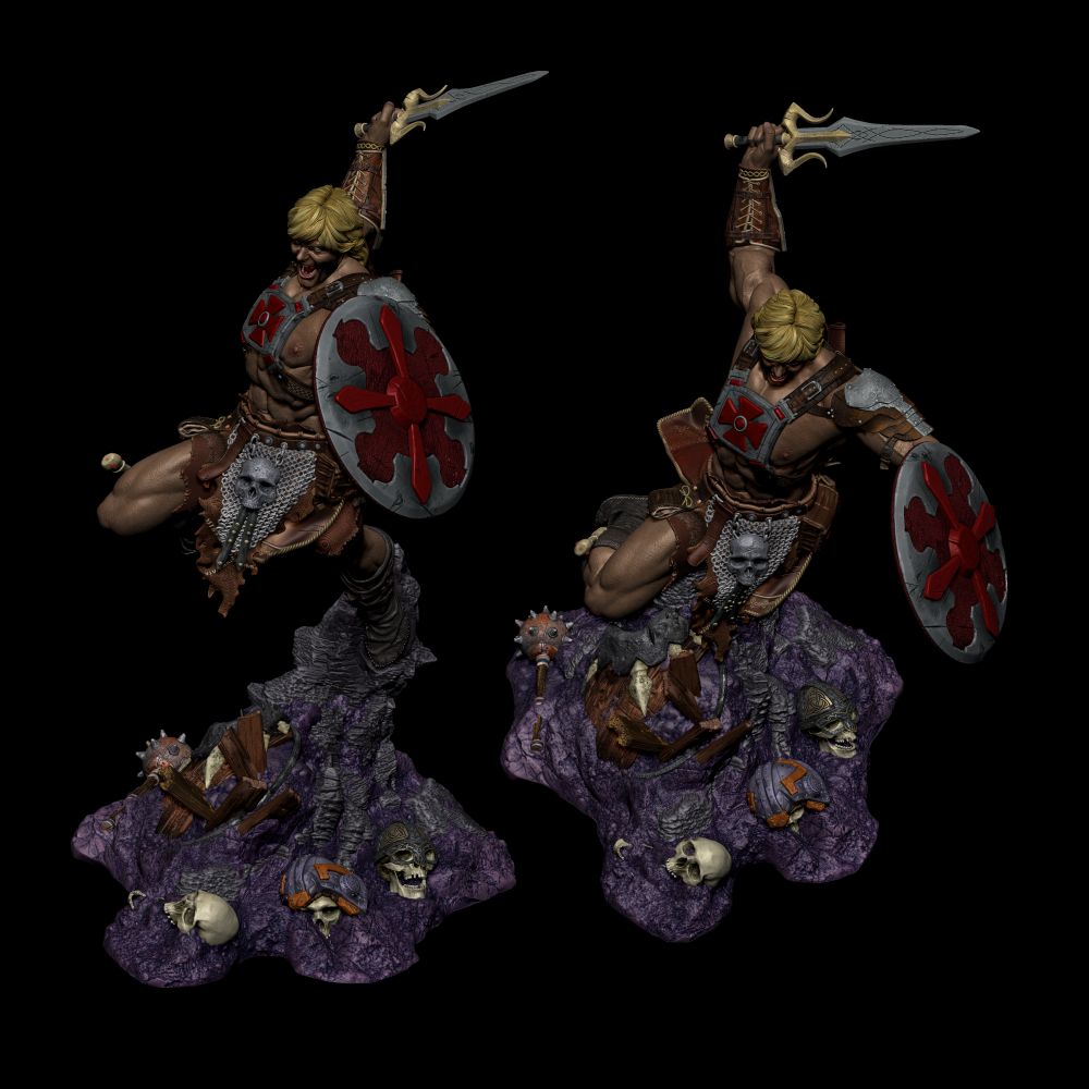 He Man modelagem 3D