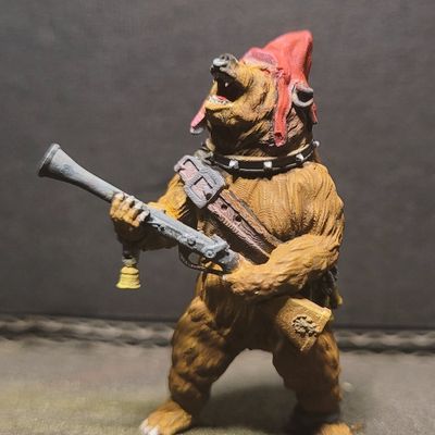 Urso Com Mosquete 30mm