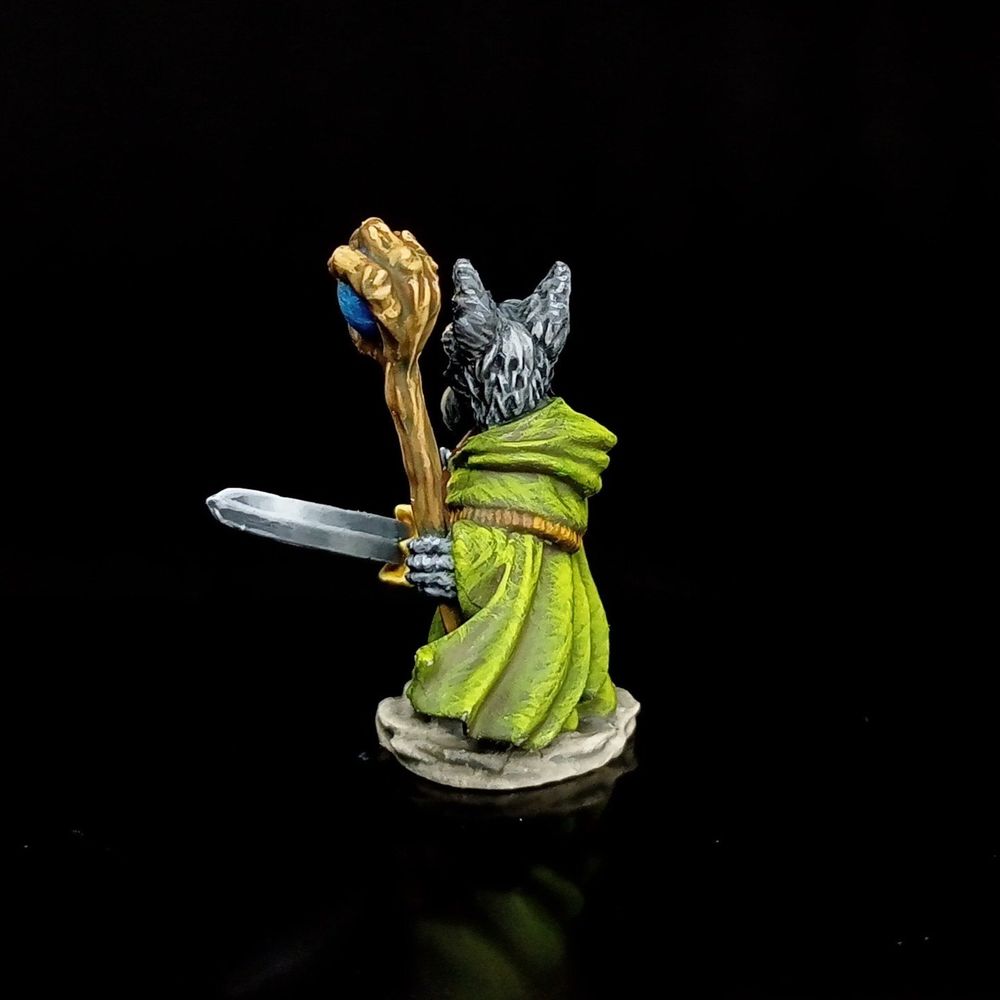 Nick - Schnauzer Wizard with Staff