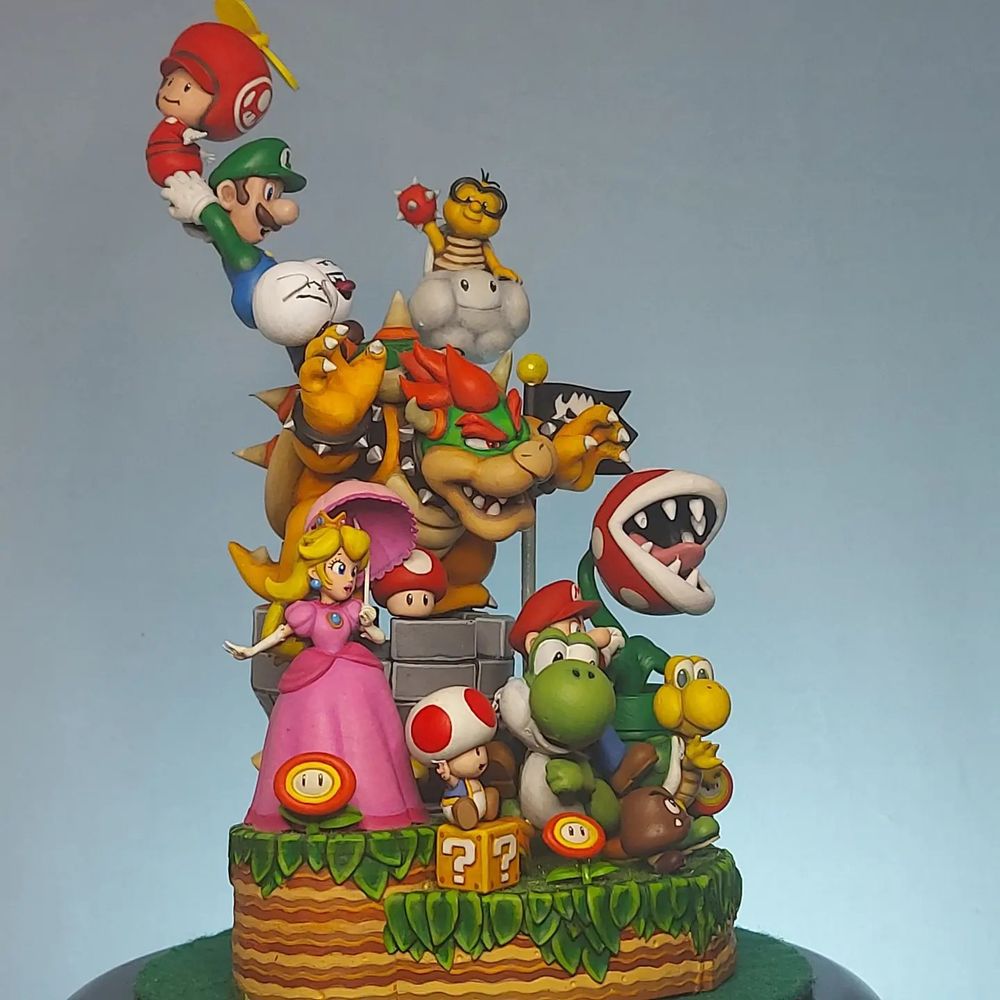 Diorama Super Mario Bros