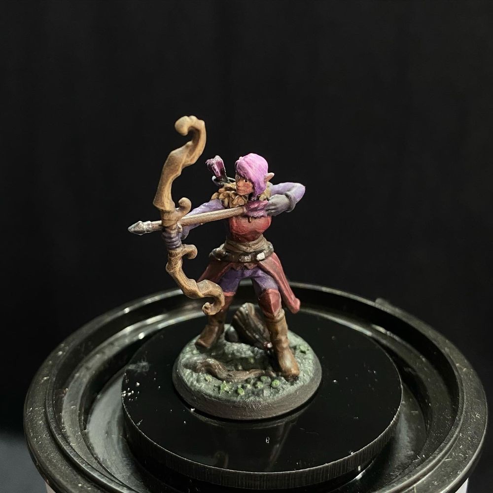 pink hair elf dungeon and dragon
