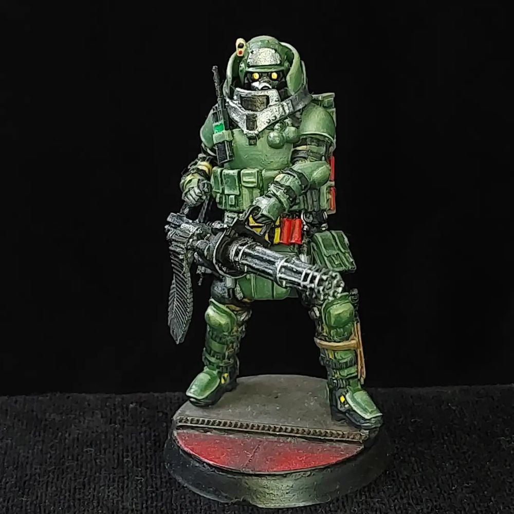 Advance Guard Heavy Gunner - 1/35 (55mm)