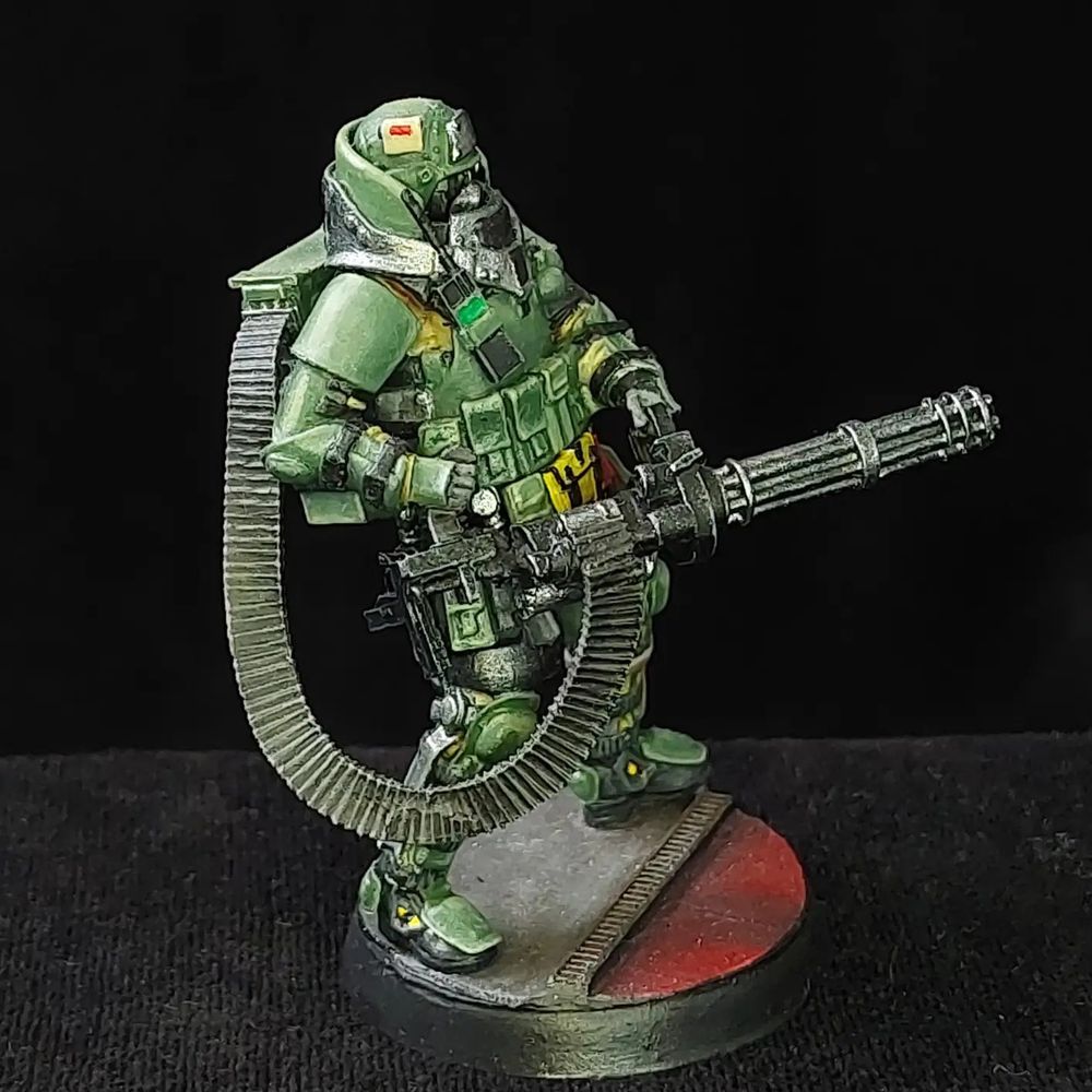 Advance Guard Heavy Gunner - 1/35 (55mm)