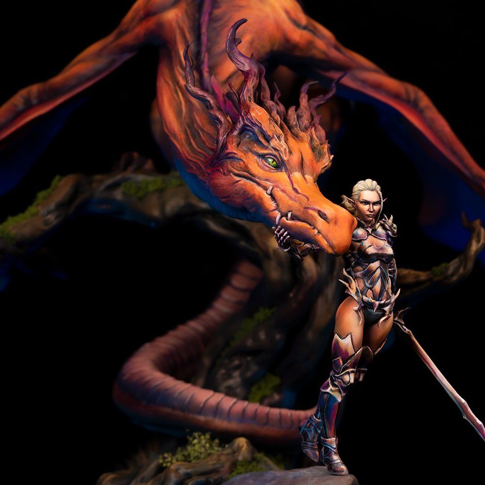 Elf and the Dragon