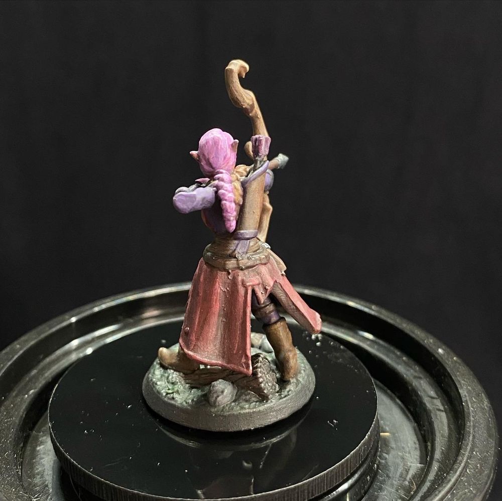 pink hair elf dungeon and dragon