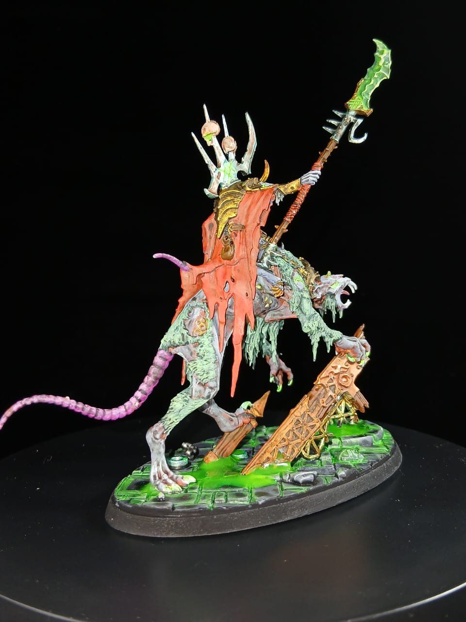 Skaven - Clawlord on a Gnaw-beast