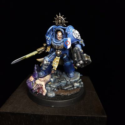 Captain in Terminator armour